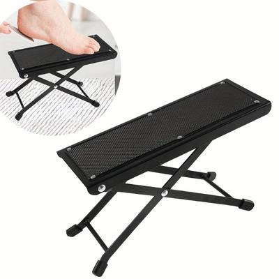 1 Stück Faltbare Eisen Pediküre Fußstütze - Rutschfester Metallfußhocker Tragbar Verstellbare Fußablage Ergonomischer Hocker
