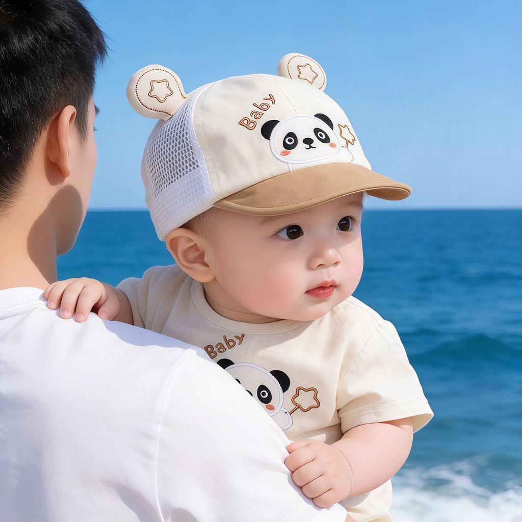 Casquette en maille canard: Protection solaire légère et respirante pour bébés