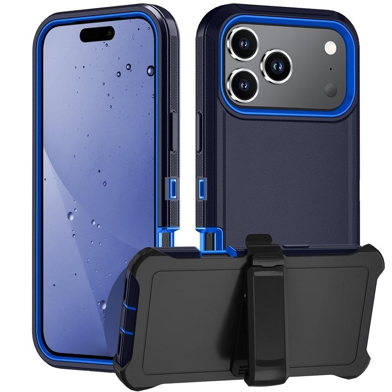 Shockproof Hybrid Case for iPhone 17/17 Air/17 Pro/17 Pro Max - Rotatable Kickstand & MagSafe | Anti-Slip TPU+PC Protection