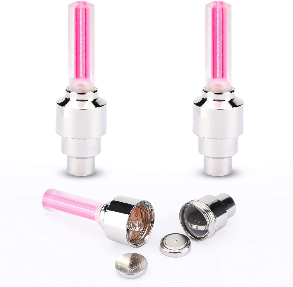 Motorrad-Radlicht, Bewegungssensor, LED-Licht, wasserdicht, Mini-Neonlicht, Reifendüsen-Ventilkappenlicht für Auto, Motorrad, Fahrrad