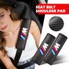 Car Seat Belt Shoulder Pads Leather Wear-Resistant Driving Interior For 1 3 5 7 Series M F01 F20 F10 F13 E52 E53 E60 E93