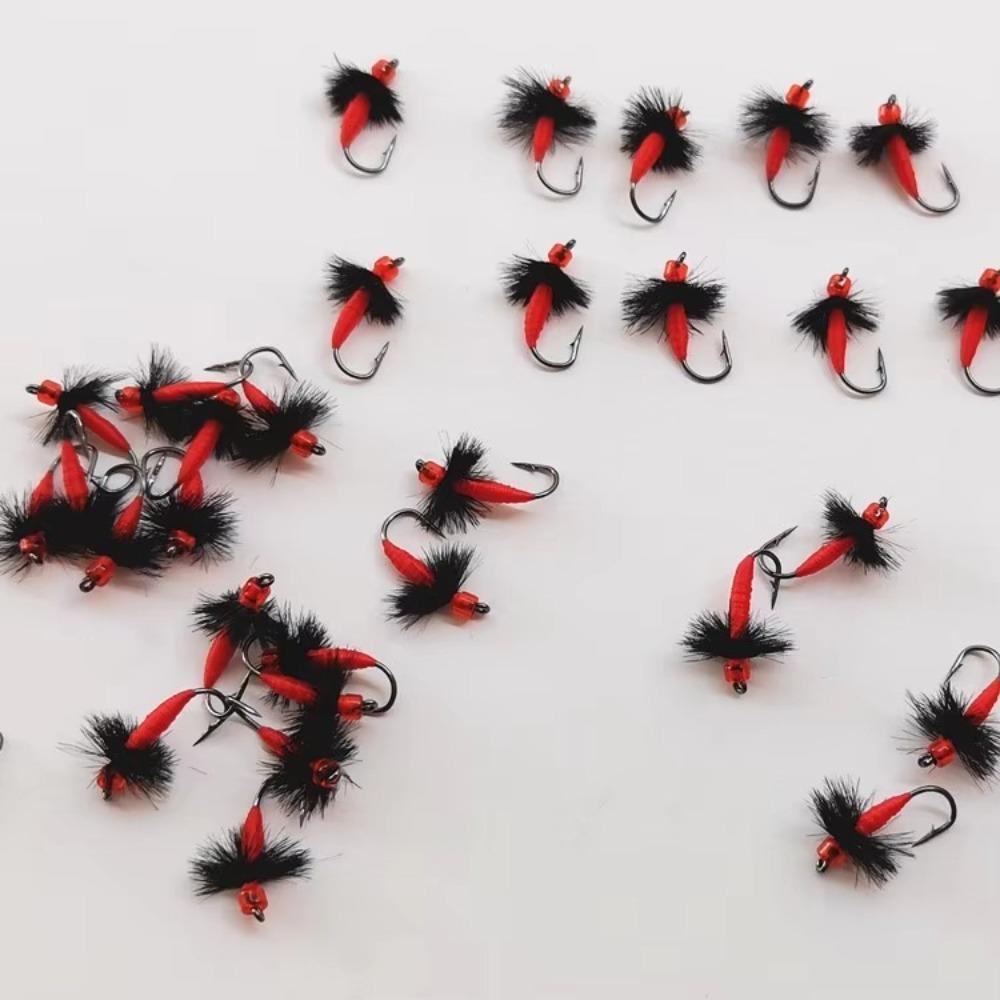 10pcs Bionic Design Bionic Fly Fishing Bait Insect Worm Flies Swim Baits  Fly Fishing