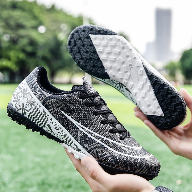 High-top adult football shoes men's and women's TF broken nails artificial turf AG long nails student training football shoes