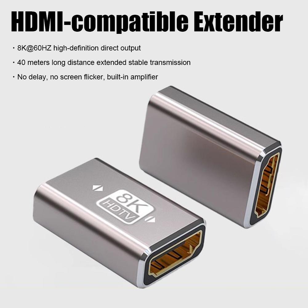 HDMI 2.1 High-definition Adapter Synchronous Audio Large Screen Video Transmission Display And Q5Q9