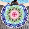 Mikrofaser Marmor Abstraktes Muster Strandtuch Rund Groß Aquarell Treibsand Yoga Handtuch Mit Quaste Strandmatte Decke Abdeckung