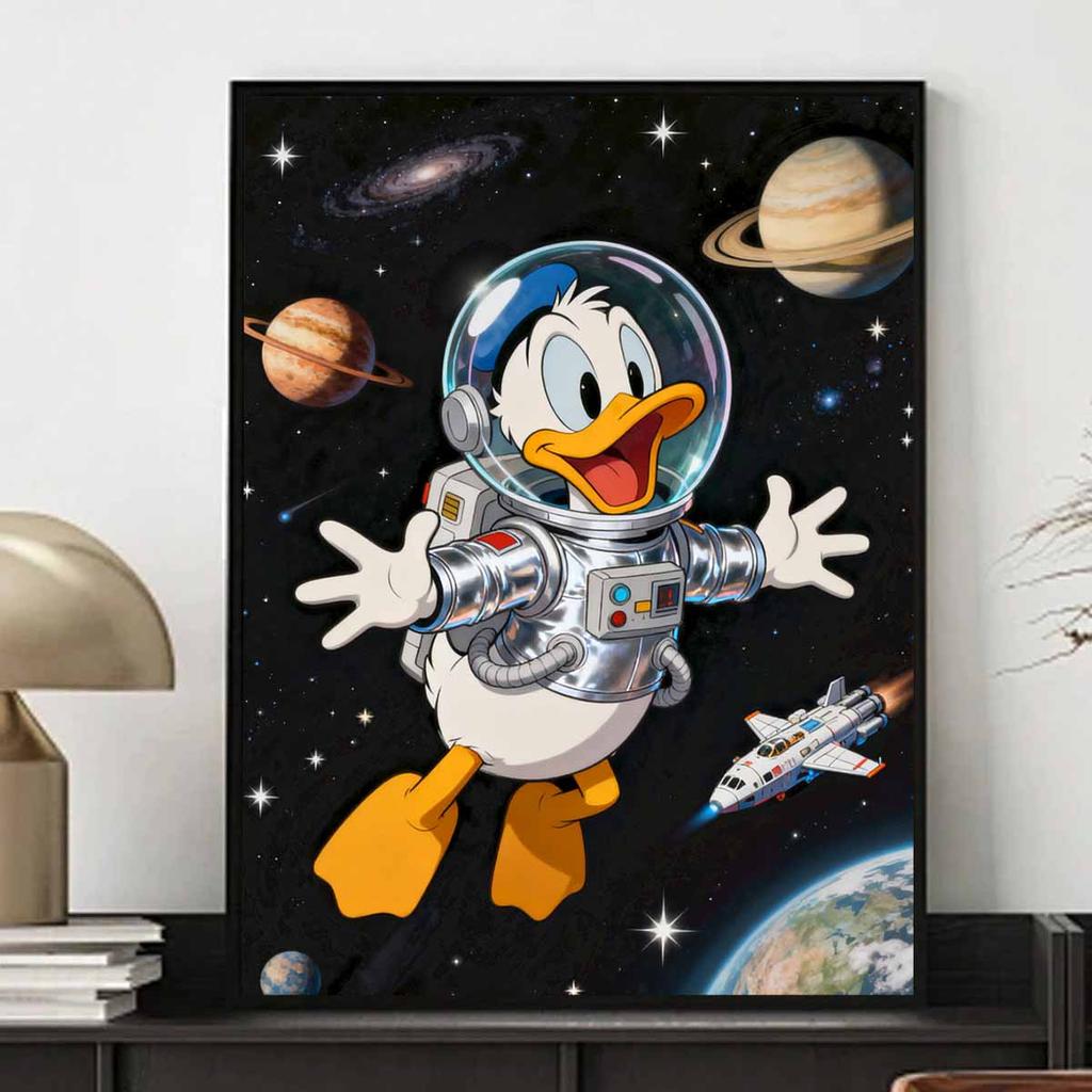 Disney Diamond Painting DIY Space Donald Duck Art Painting Set for Home Office Decoration Handmade Gifts