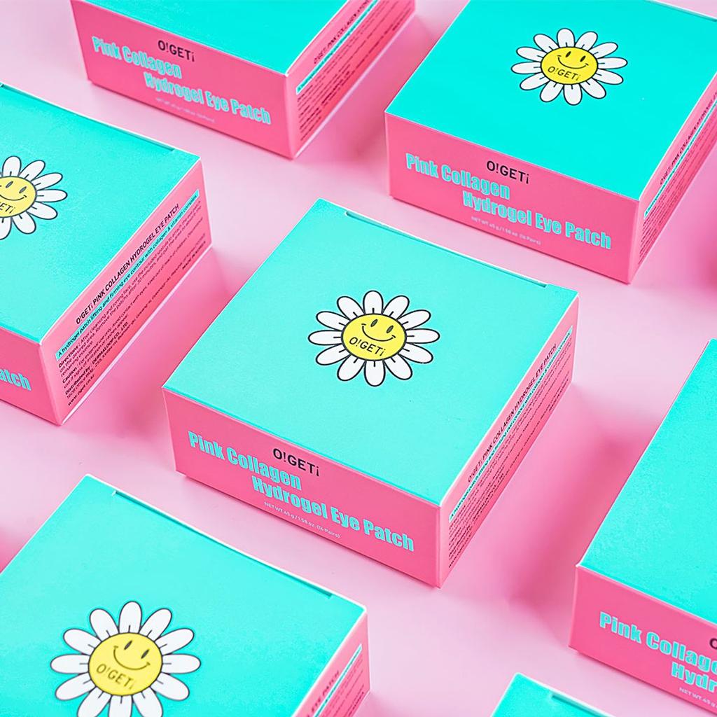 Pink Collagen Hydrogel Eye Patches (32 Sheets)