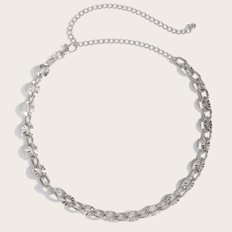 Multifunctional Metal Chain Belt Adapts To Different Outfits For Effortless Styling In Daily Life Various Occasion