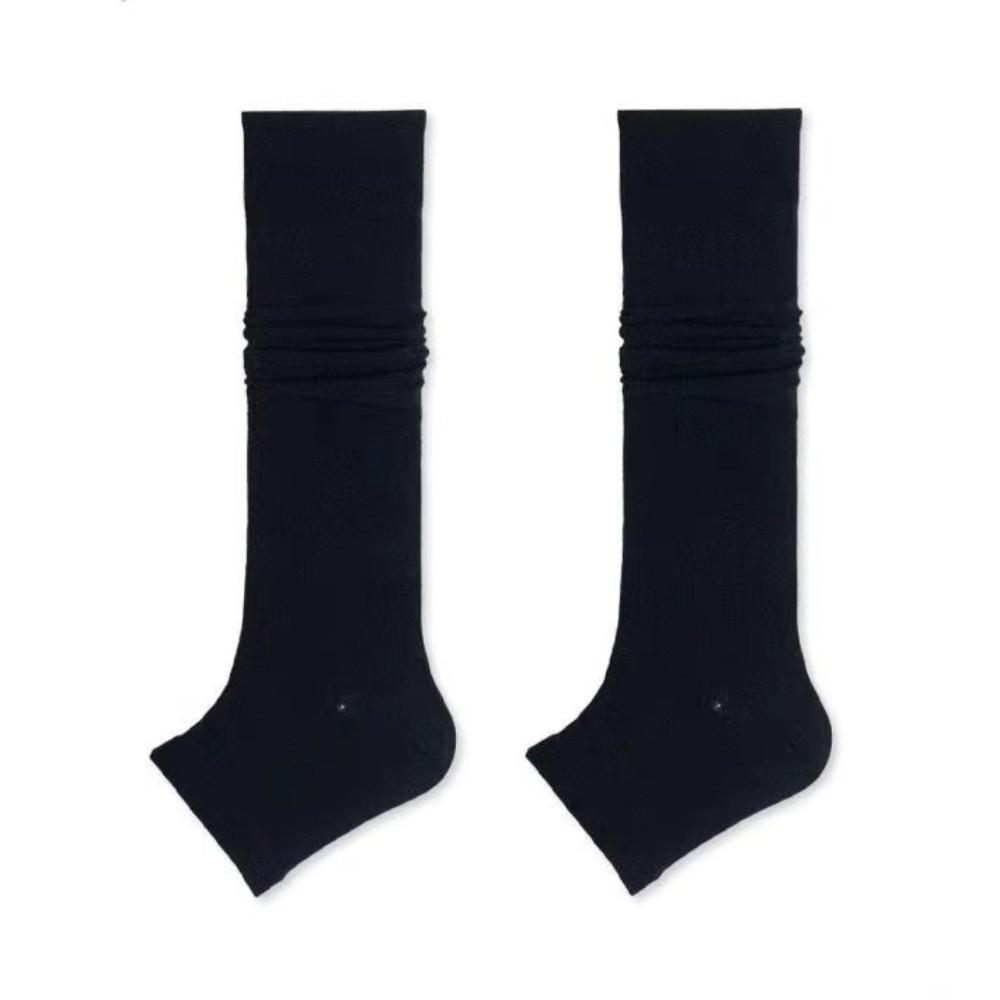 Breathable JK Style Socks Solid Color Ice Silk Socks New Mid-tube Stocking Sweet Girls