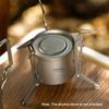 TOMSHOO Titanium Alcohol Stove with Lid Foldable Legs and Pot Supports for Camping Hiking Backpacking Outdoor Cooking Stove