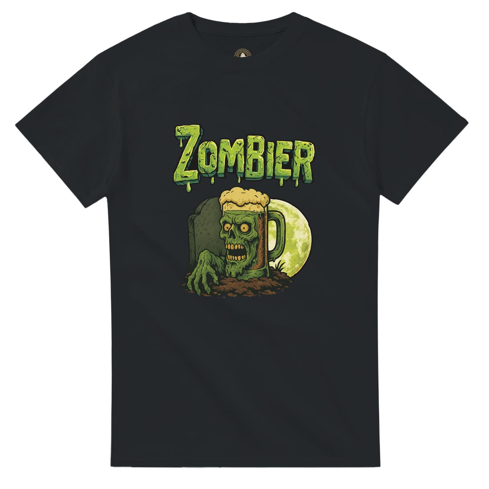 Zombie T-Shirt | Funny Halloween Shirt | Zombie Beer Design | Horror Beer Shirt | Funny Gift for Gamers & Beer Lovers XL