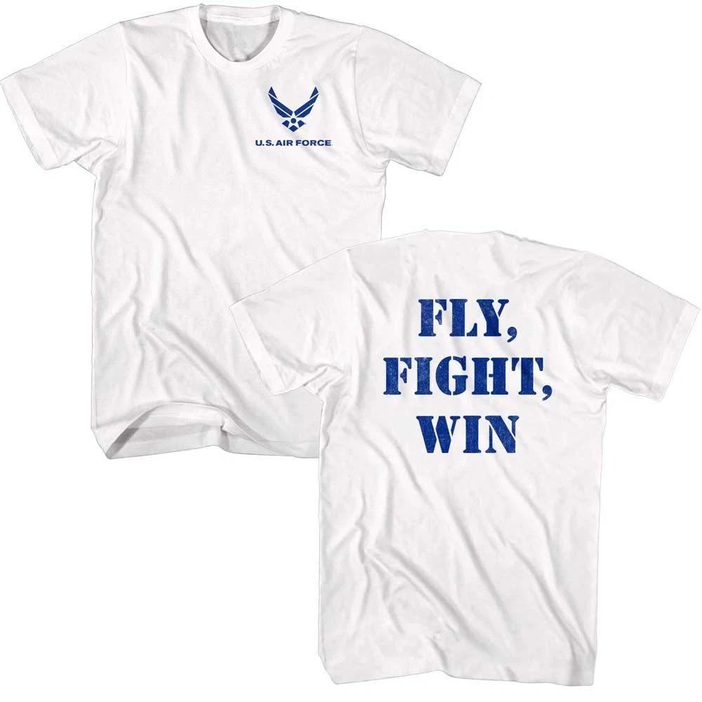 US Air Force Fly Fight Win White Brands Shirt 100