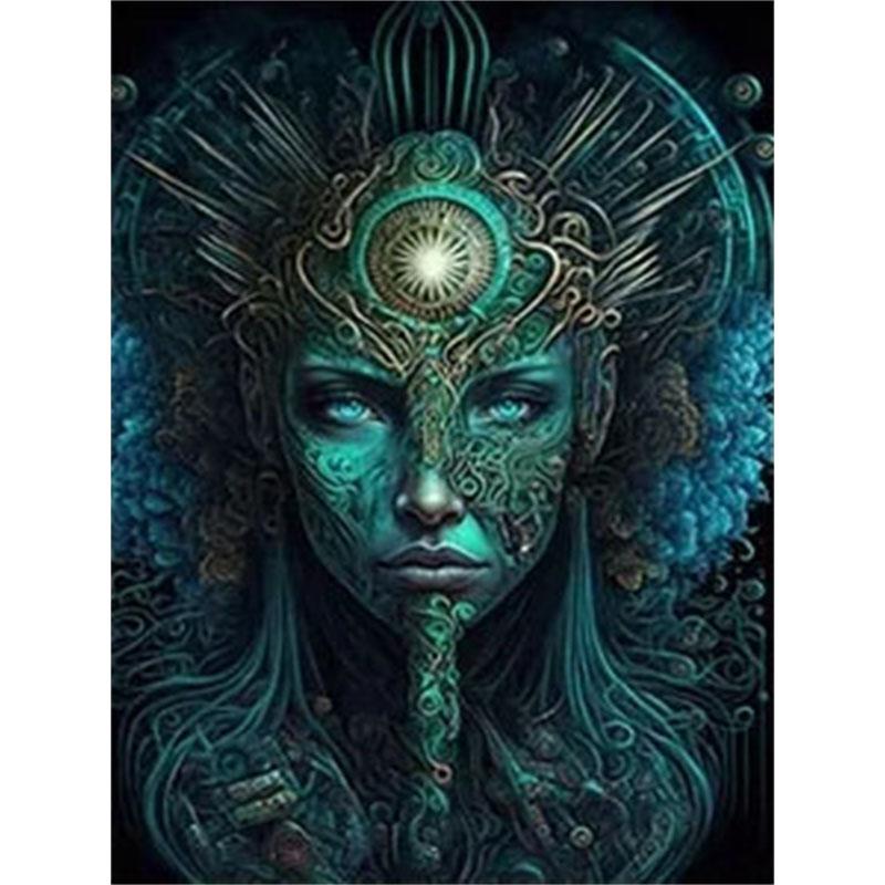 DIY Diamond Painting Goddess of Nature Cross Stitch Kit Mosaic Art Diamond Painting Full Circle/Square Diamond Home Decoration