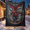 North Sydney Bears Pattern Blanket for Home Decoration, Bed, Sofa, Car Travel, Camping, Suitable for All Seasons, Birthday Christmas Gift