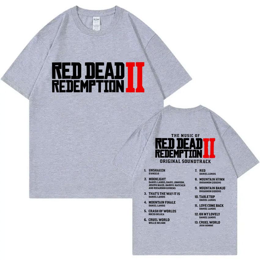 2026 Game Player Red Dead Redemption 2 Merch T Shirts Men Women Otaku Lover Tshirt Unisex Vintage Short Sleeve Tshirts