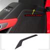 Black Real Carbon Fiber Inner Door Panel Decor Cover For Corvette C7 2014-