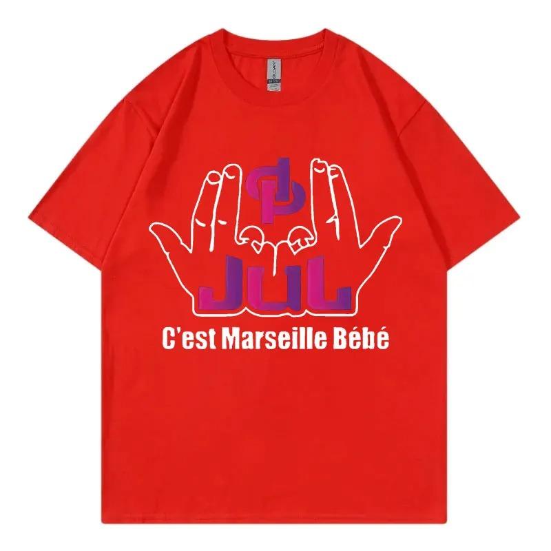 

French Rapper Jul Cest Marseille Bébé Graphic TShirt Fashion HipHop Y2K Clothing Summer Cotton WOMEN And Unisex TShirt S