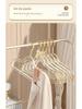 Cute Acrylic Crystal Clothes Hanger for Women's Seamless Clothing - Transparent with Gold Powder