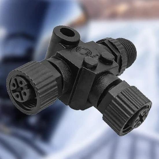 Engine Interface Cable NMEA2000 Connection with T Connector for Yamaha Outboard 2006 & Newer, Replace # 000-0120-37, 3004.6865-4