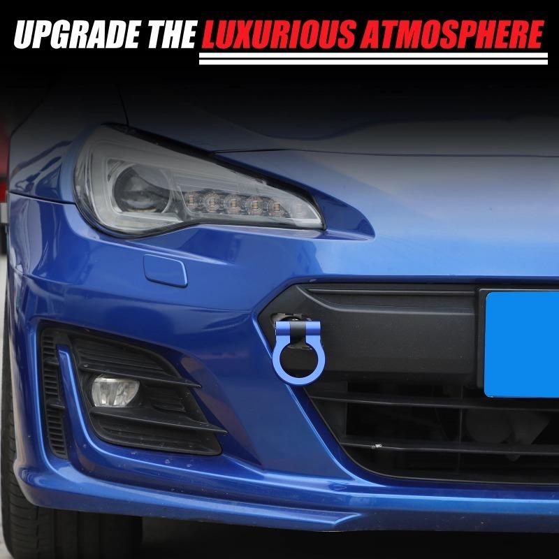 For Toyota 86 for Subaru BRZ 2012-2020 Aluminum Alloy Red Car Forward Trailer Hook Tow Ring Bumper Tow Hook Trim Car Accessories