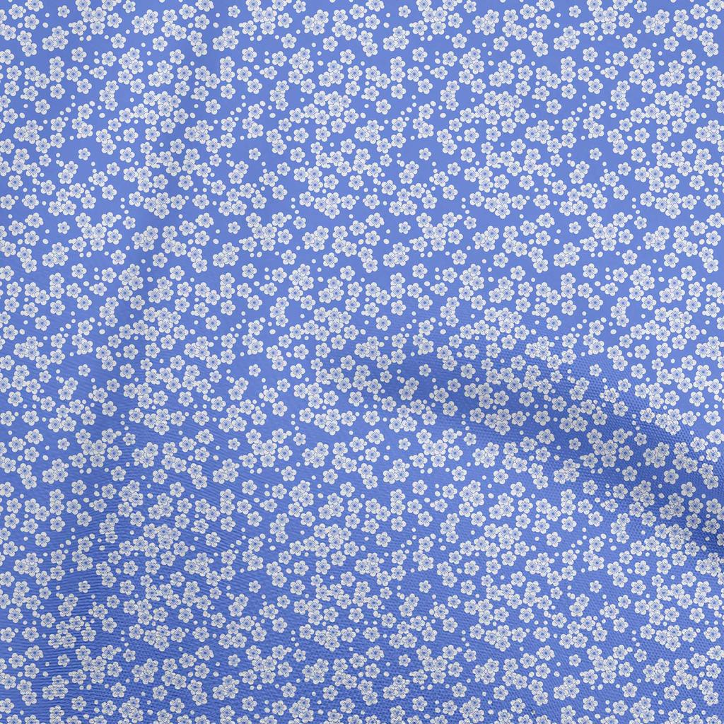 oneOone Cotton Flex Green Fabric Asian Japanese Floral Quilting Supplies Print Sewing Fabric By The Yard 40 Inch