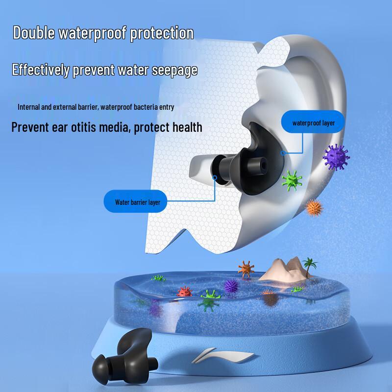 Li-Ning Swimming Earplugs & Nose Clip Set