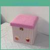 Modern Storage Ottoman With Cover For Shoes And Snacks Ideal For Entryway Use