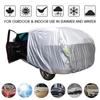 Universal Full Car Cover Outdoor Exterior Protection Snow Sunshade Dustproof Waterproof Cover For Hatchback Sedan Suv Auto Vehicle