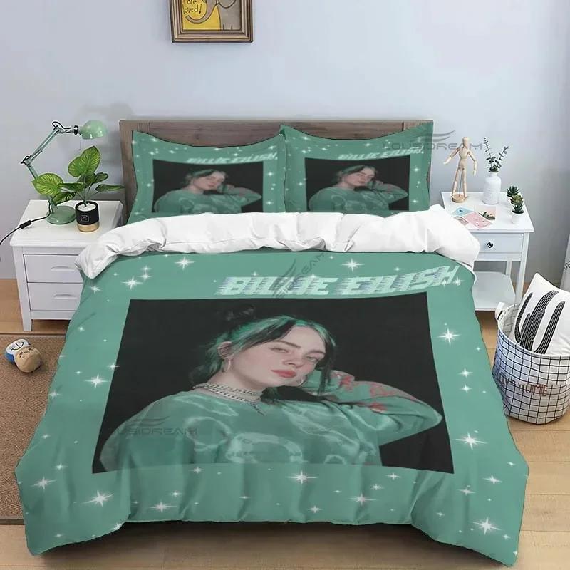 Popular Star B-E Singer Bedding Set Duvet Cover Bed Set Quilt Cover Pillowcase Comforter King Queen Size Boys Adult Bedding Set
