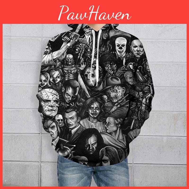 Soft And Comfortable 3d Printed Skull Hoodie For Men And Women With Drawstring Hood