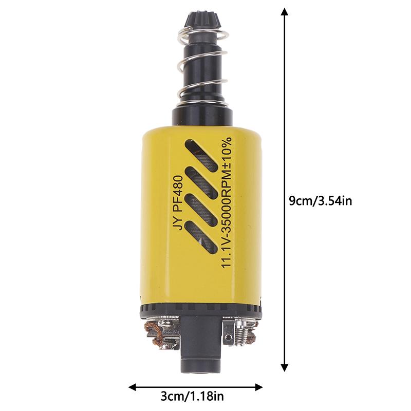 35000 ot/min Vysokorychlostní motor AEG Motor s vysokým točivým momentem 11,1V 35000 Otáčkový motor Dlouhá osa Airsoft M16M4 Jingji Sijun Jiqu Jm Motor AEG