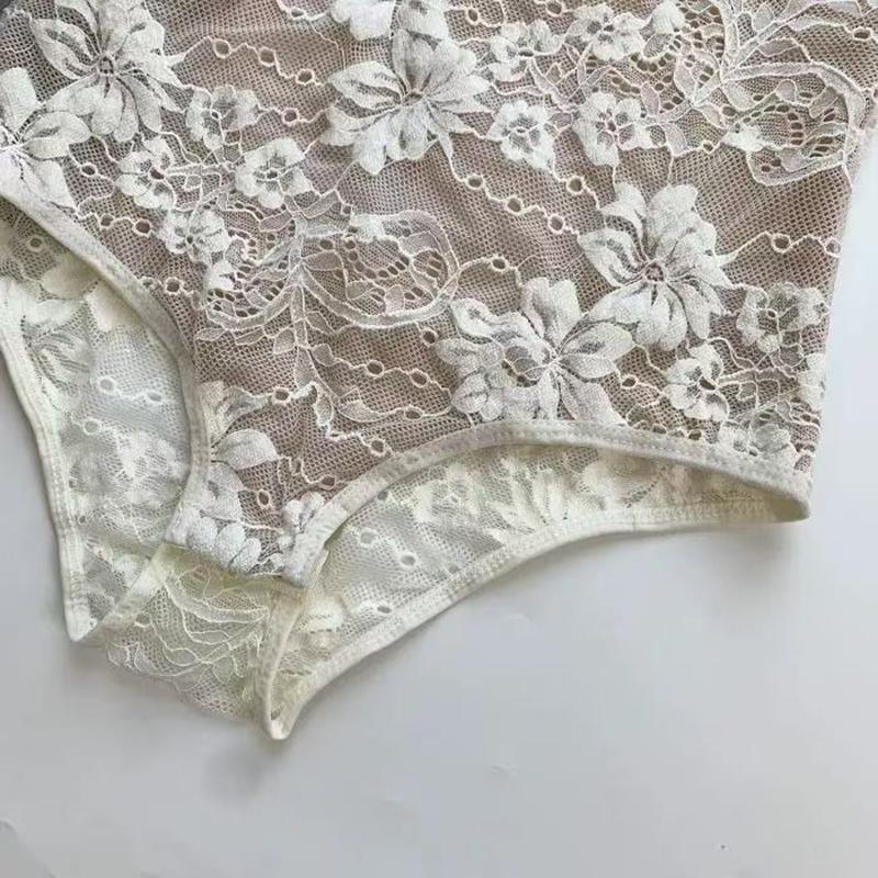 Sexy Lace Backless Sleeveless Slim Camisole Summer Women's Bodysuit