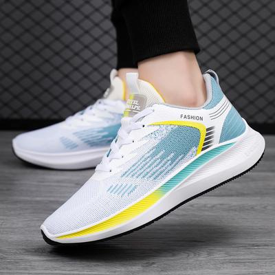 New Casual Shoes Platform Sneakers Fly-woven Soft-soled Comfortable Shoes Outdoor Running Shoes