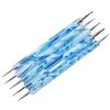 Women's 5Pcs Dual Ball 2 Way Acrylic UV Gel Nail Dotting Painting Brush Pen Tool