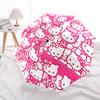 1pc Hello Kitty Automatic Open/close Umbrella, Portable Travel Umbrella, Everyday Use - Outdoor Accessory, Artistic Pattern, Compact Design, Fashion L