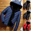 Stylish Men's Hooded Padded Coat Jacket For Winter With Warm Bubble Design