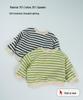 Customized 2024 Spring Kids' Striped Long Sleeve Unisex Korean Style Hoodie