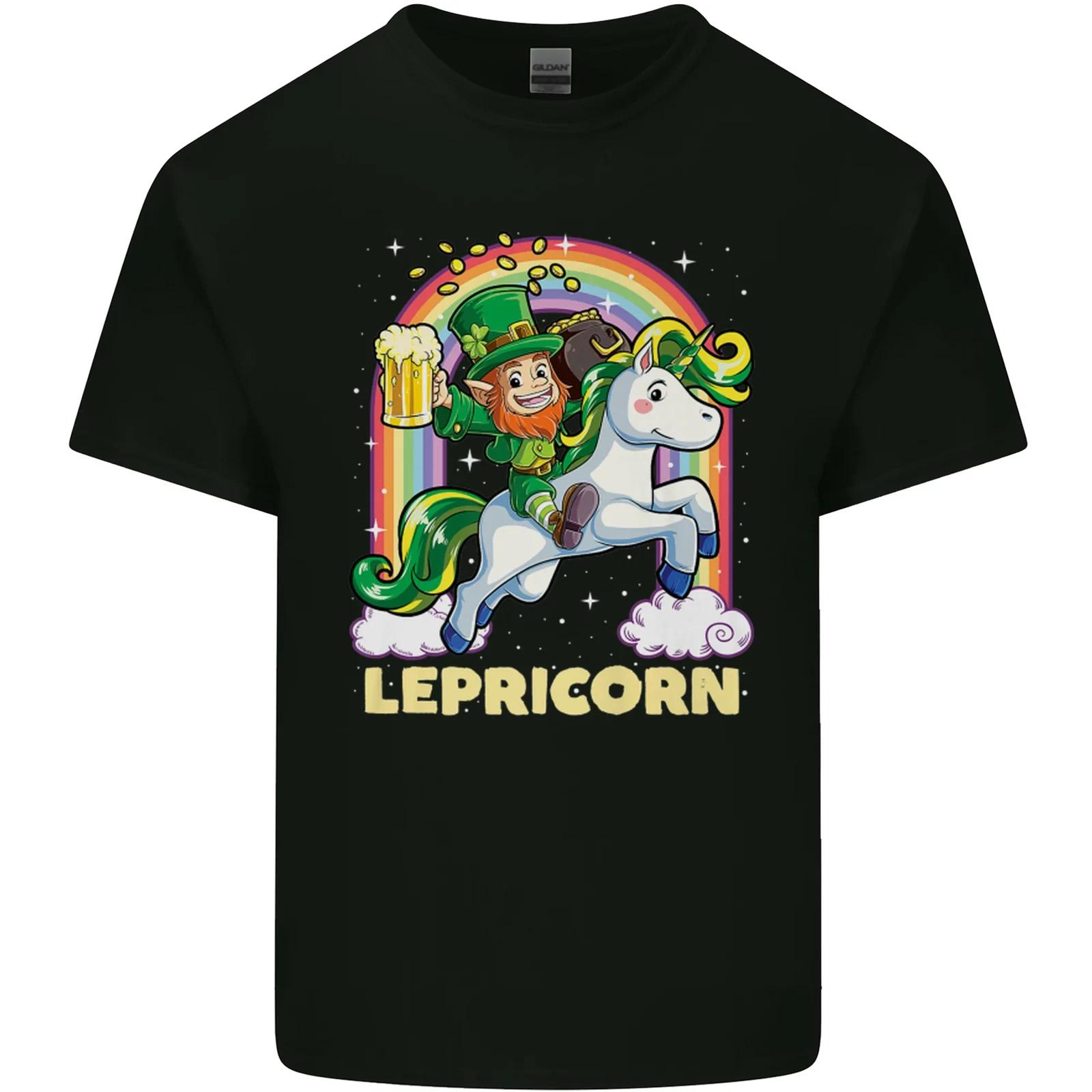 Lepricorn Funny St Patricks Day Leprechaun Kids T-Shirt Childrens S