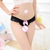 Sexy Women'S Thong Lace Underwear Women'S Thong Pearl Panties Transparent Triangle Panties