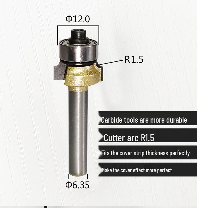 Portable Electric Curve Trimmer for Irregular Edge Chamfering and PVC Edge Banding In Woodworking