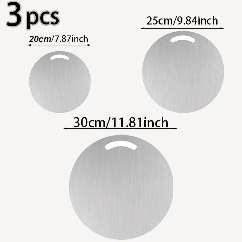 Stainless Steel Non-slip Thick Cutting Board - Large, Anti-mold, Needle Design for Household Use