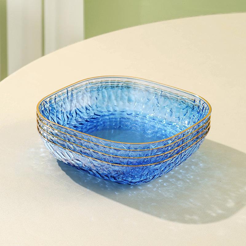 Luxury Diamond-Inspired Fruit & Snack Plate for Living Room Coffee Table