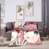 Bocchi the Rock Flanelldecke Winter Super Warme Kuscheldecke für Jungen Mädchen Schlafzimmer Bequeme Tagesdecke Sofabettbezug