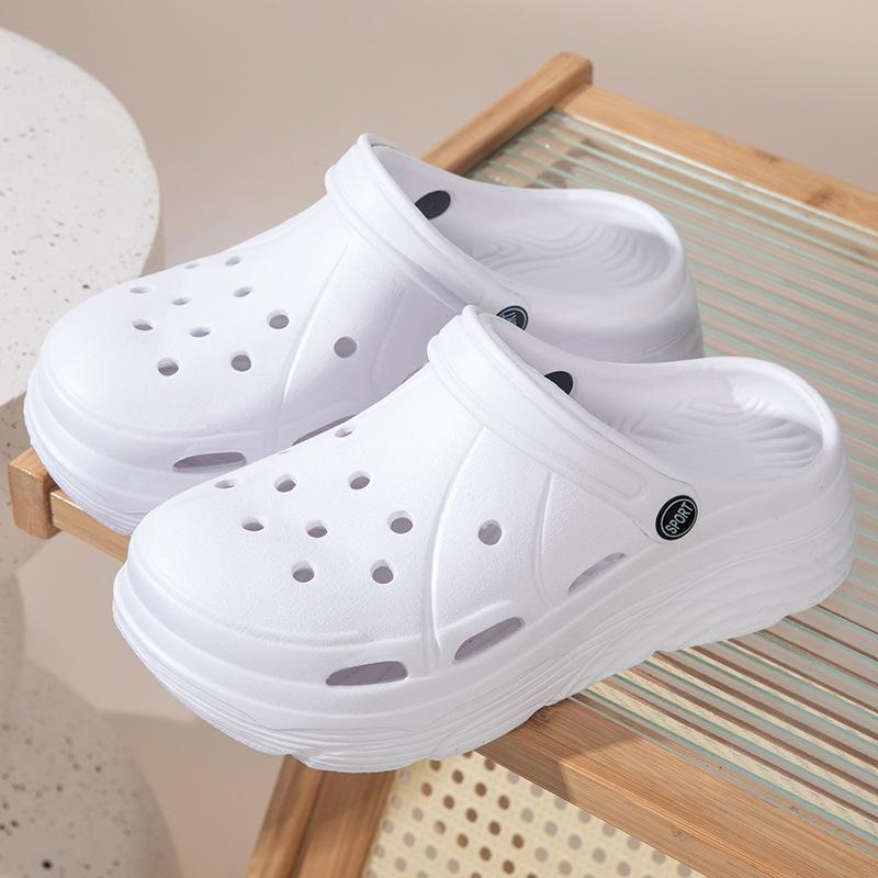 Women's Fashion Platform Sandals Summer Thick Sole Soft Eva Clogs Garden Shoes for Women Hollow Out Non Slip Beach Sandals