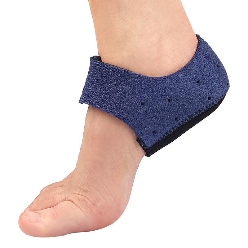 Adjustable Gel Heel Protector Sleeve - Soft, Breathable, and Warm Velcro Heel Pad