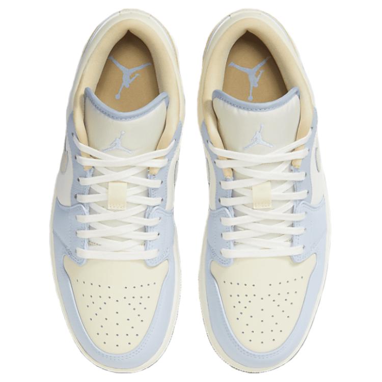 Jordan Air  1 Low Se Non-Slip Wear-Resistant Low-Top Lifestyle Shoes Unisex Sneaker White Brown HQ4186-111
