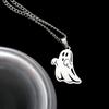 Little Ghost Pendant Titanium Steel Necklace Hip Hop Men and Women Necklace Accessories