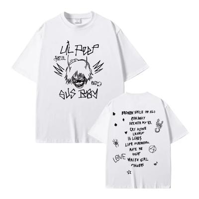 Tricouri Grafice Hot Rapper Lil Peep Sus Boy Vino Când Ești Treaz Tricouri Bărbați Femei Modă Hip Hop Tricou Supradimensionat