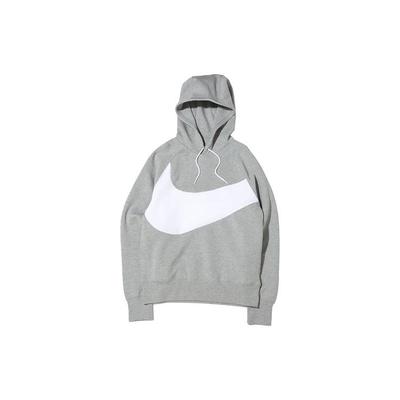 Pánská mikina s kapucí Tech Fleece Color Block s velkým logem, sportovní topy, šedá DD8223-063