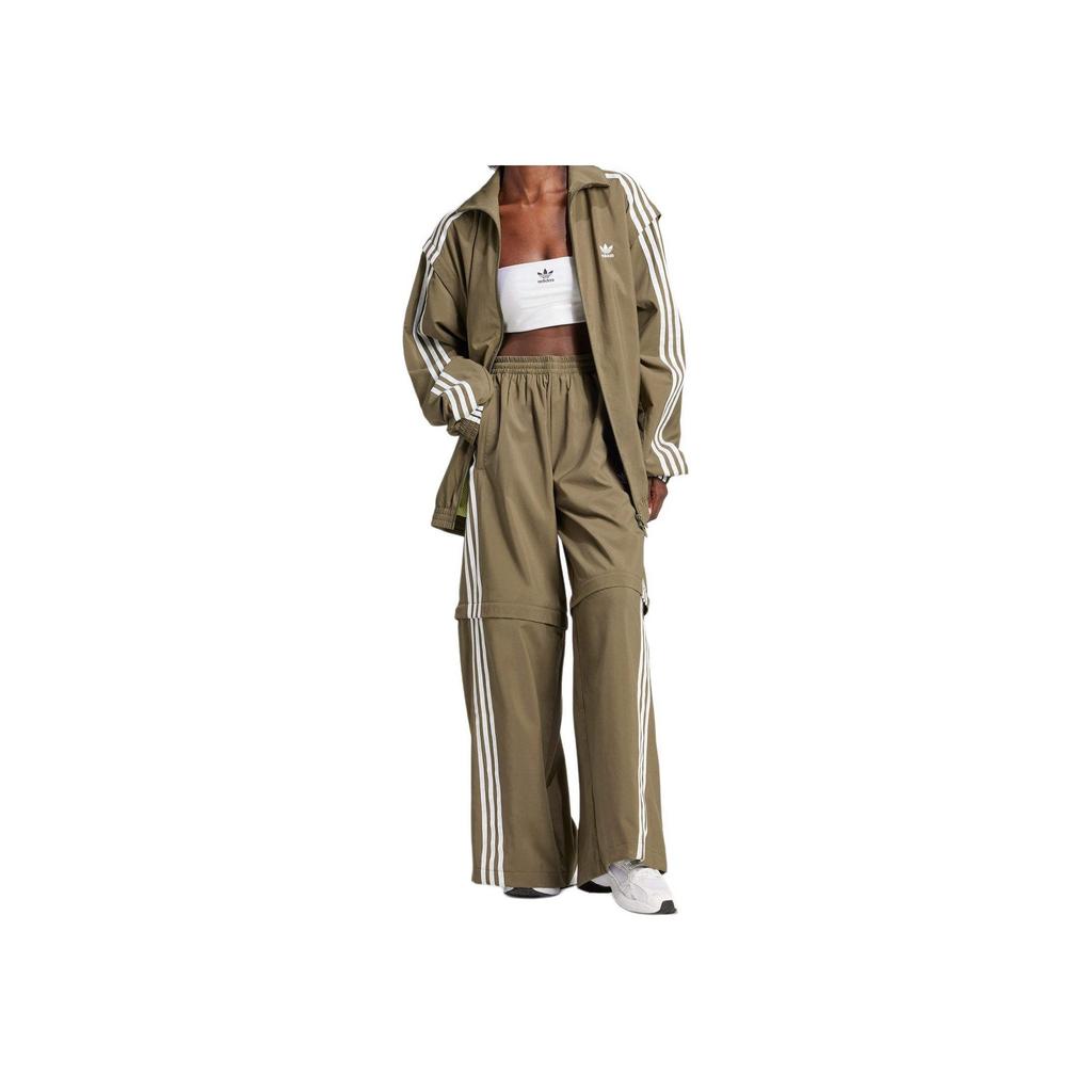 Adidas Originaler Adilenium 2 treningsbukse med stripete design Damebukser Olivengrønn JM9255
